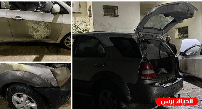 مستوطنون يهاجمون ويحرقون مركبات مواطنين في بيت لحم ونابلس